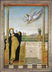 Triptych, sentralpanel: Bebudelsen
